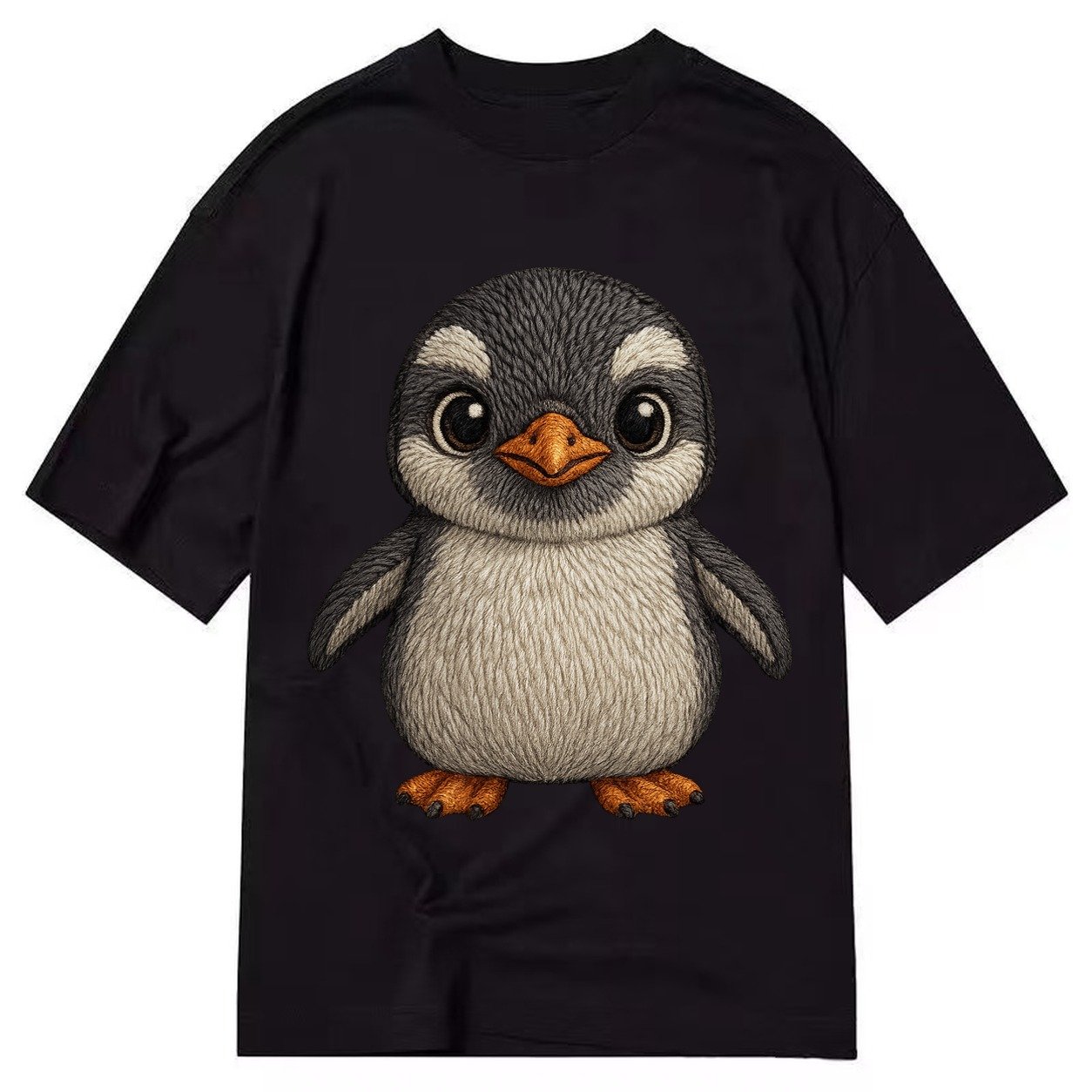 Baby Gentoo Penguin Classic T-shirt – Black