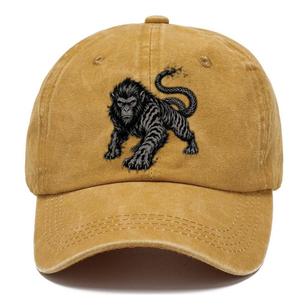 Dark Gestural Marks Classic Cap – Golden Harvest