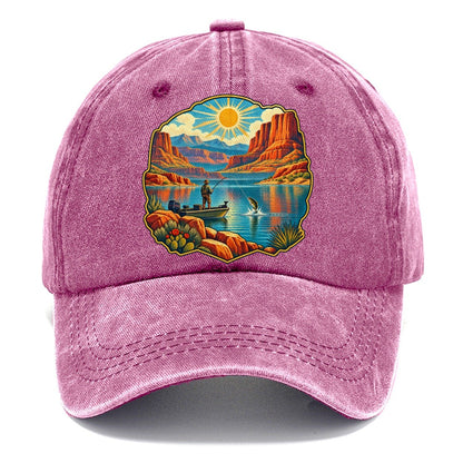 Desert Reservoir Noon Fishing Club Classic Cap – Dusty Rose