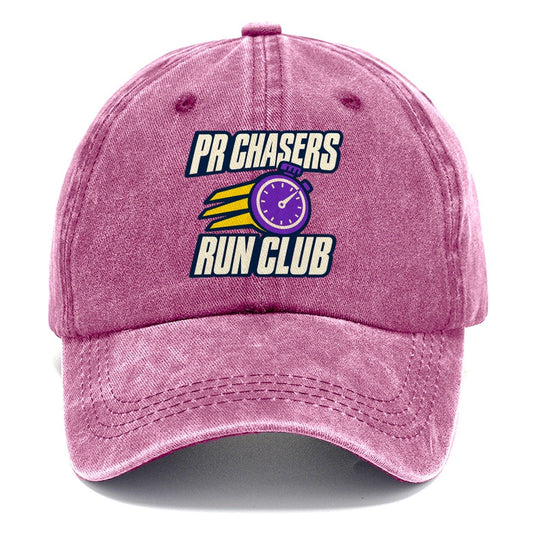 Pr Chasers Run Club 90S Running Clubs Classic Cap – Dusty Rose