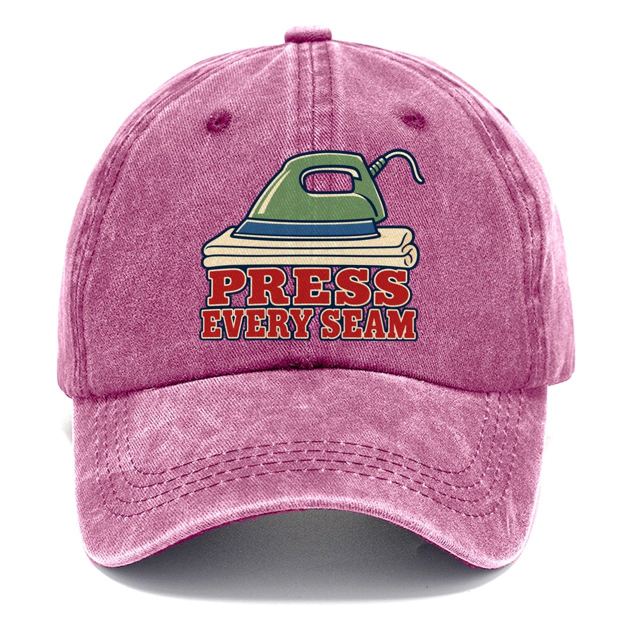 Press Every Seam Sewing And Quilting Classic Cap – Dusty Rose