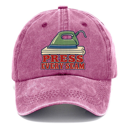 Press Every Seam Sewing And Quilting Classic Cap – Dusty Rose