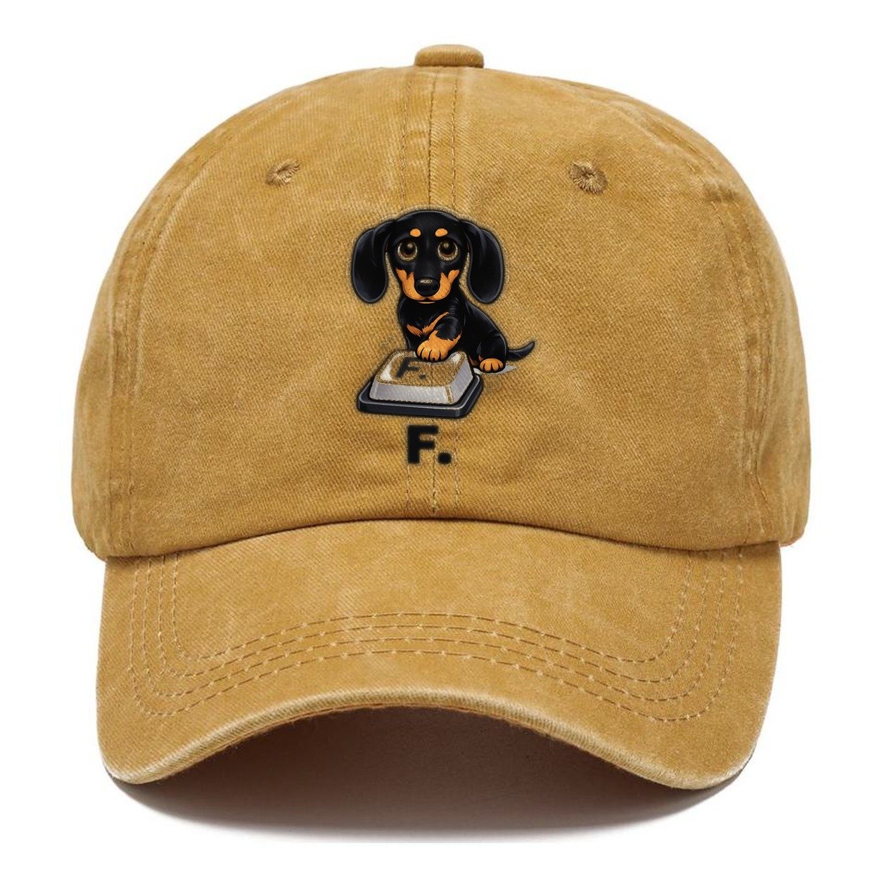Dachshund Pressing Key Classic Cap – Golden Harvest