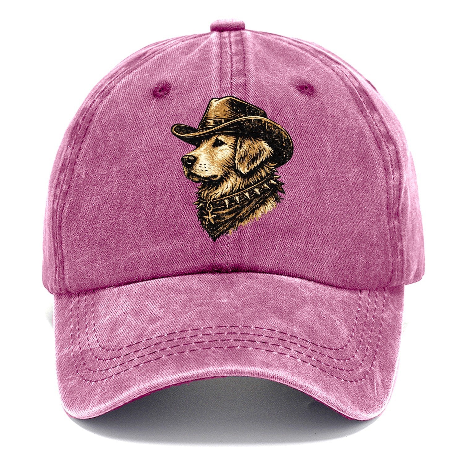 Golden Retriever Western Outlaw Classic Cap – Dusty Rose