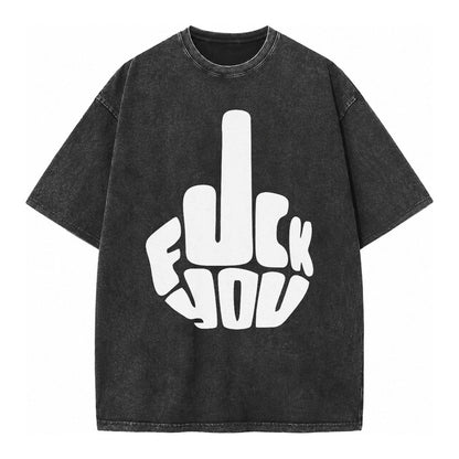 Fuck You Vintage T-shirt – Black