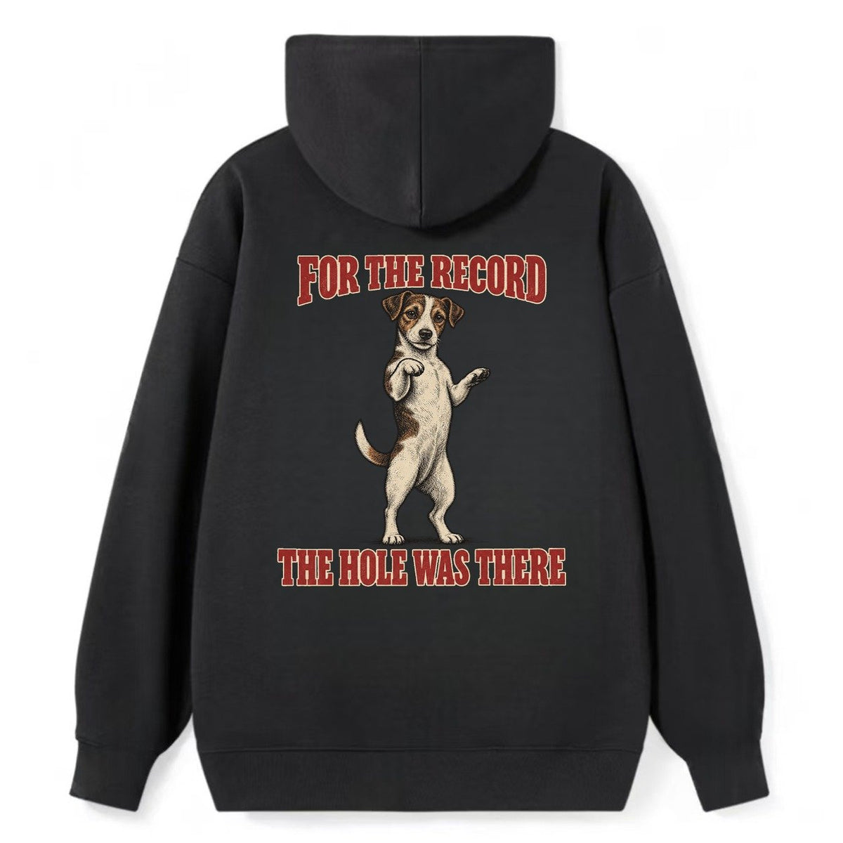 Jack Russell Terrier Dog Declarations Classic Pullover Hoodie – Black