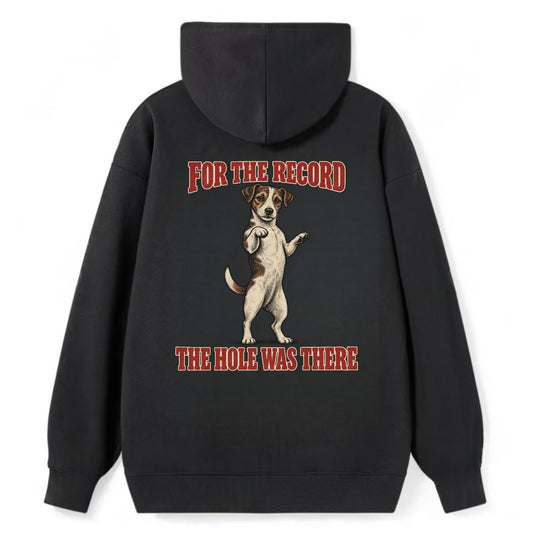 Jack Russell Terrier Dog Declarations Classic Pullover Hoodie – Black