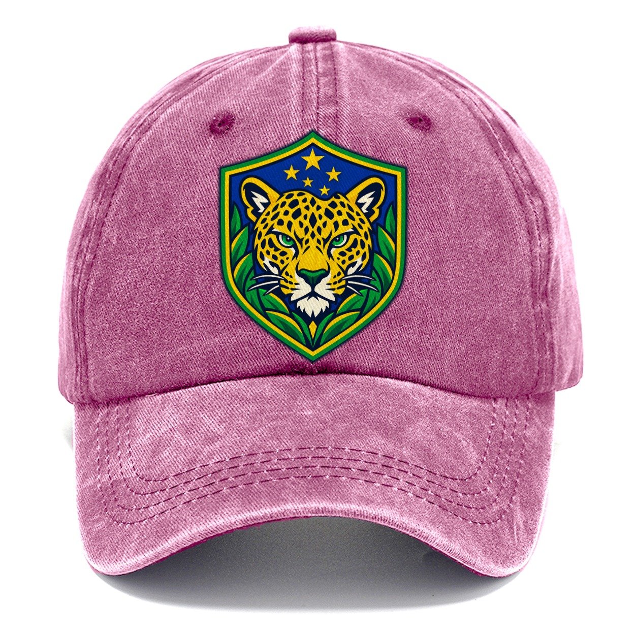Brazil Minimal Emblem Country Logos Classic Cap – Dusty Rose