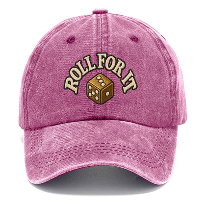 Roll For It Board Games Classic Cap – Dusty Rose