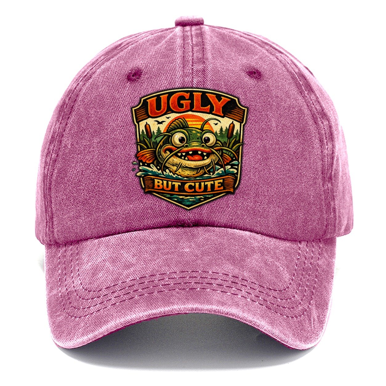 Ugly But Cute Catfish Classic Cap – Dusty Rose