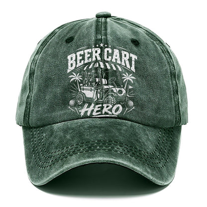 Beer Cart Hero Golf Life Classic Cap – Forest Mist