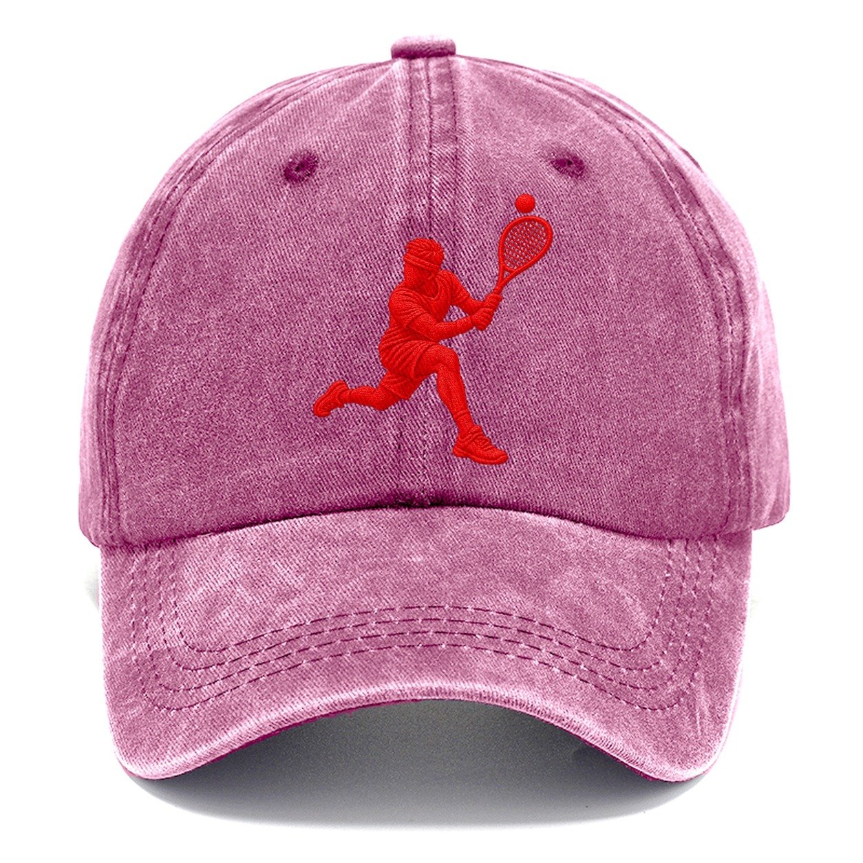 Squash Deep Backhand Lunge Micro Motion Mark Classic Cap – Dusty Rose