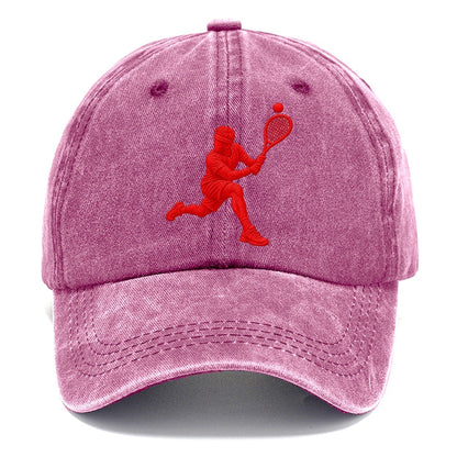 Squash Deep Backhand Lunge Micro Motion Mark Classic Cap – Dusty Rose