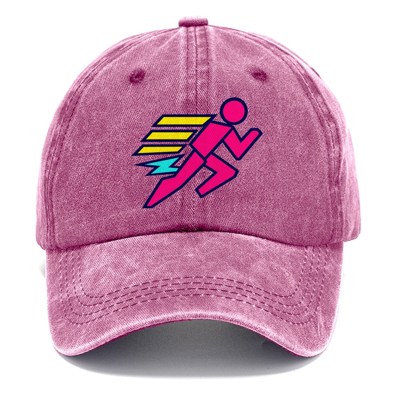 Slab Runner Splash 90S Running Clubs Classic Cap – Dusty Rose