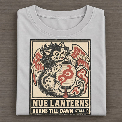 Nue Lanterns Yokai Night Market Classic T-shirt – Grey