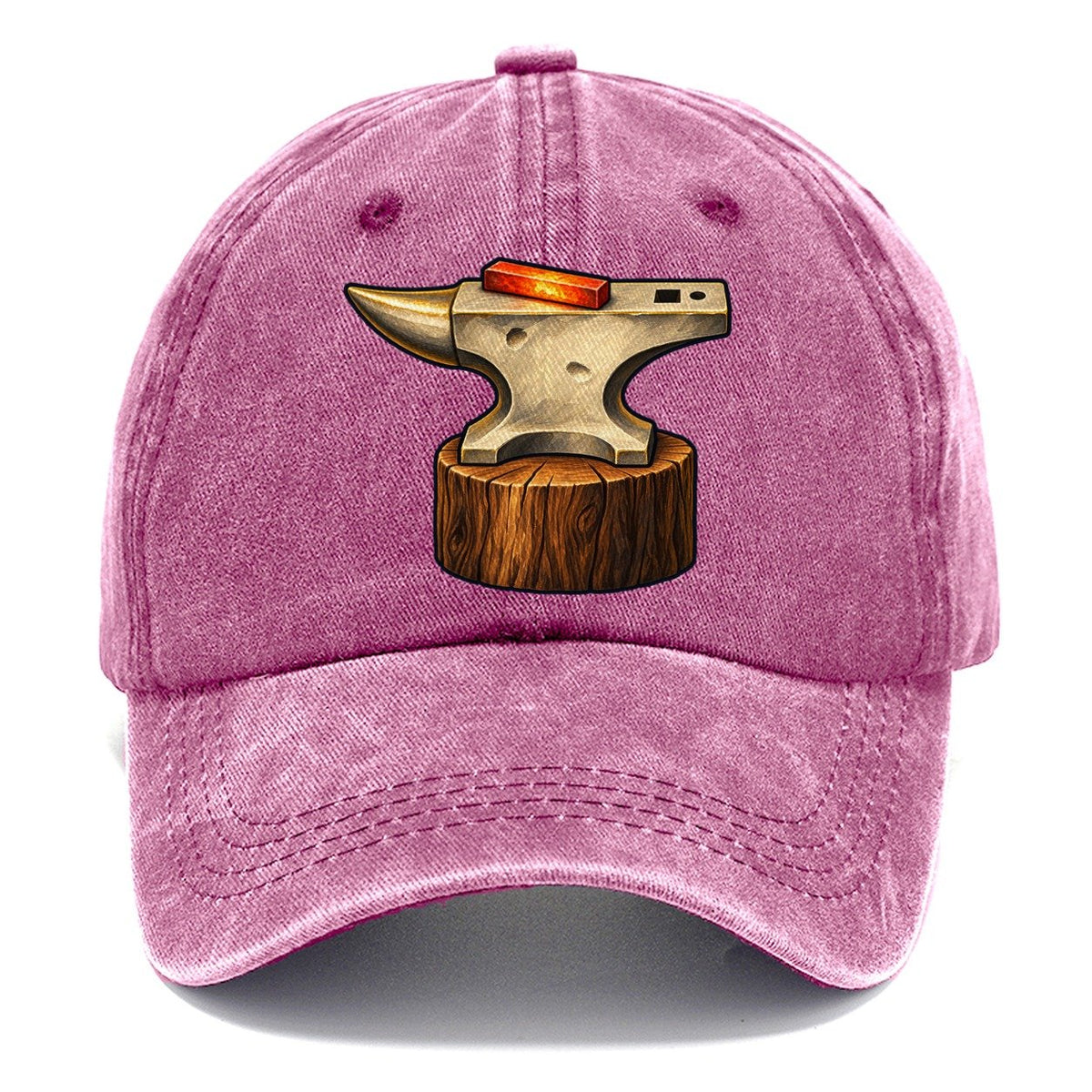 Anvil And Hot Bar Blacksmithing Classic Cap – Dusty Rose