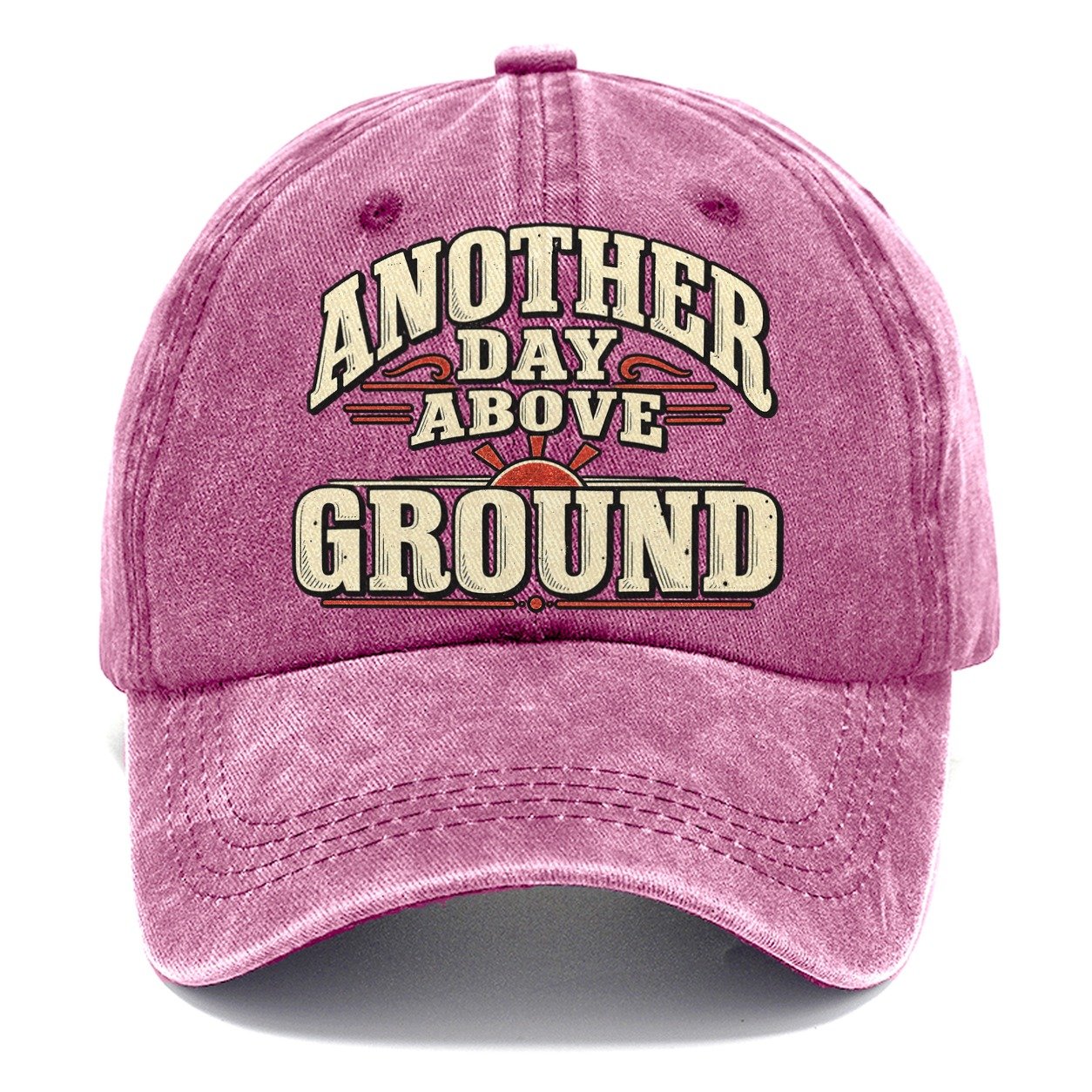 Another Day Above Ground American Wit Classic Cap – Dusty Rose