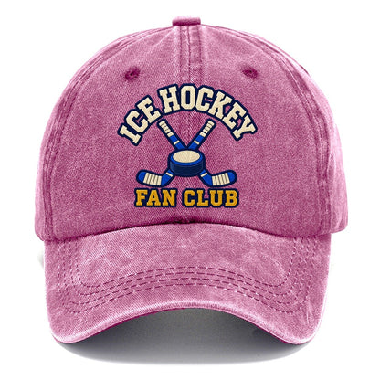 Ice Hockey Fan Club Classic Cap – Dusty Rose