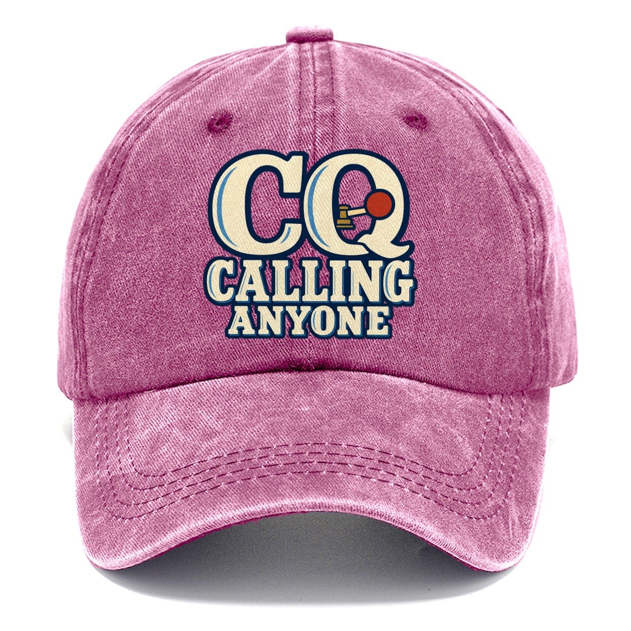 Cq Calling Anyone Amateur Radio Classic Cap – Dusty Rose