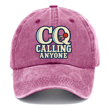 Cq Calling Anyone Amateur Radio Classic Cap – Dusty Rose