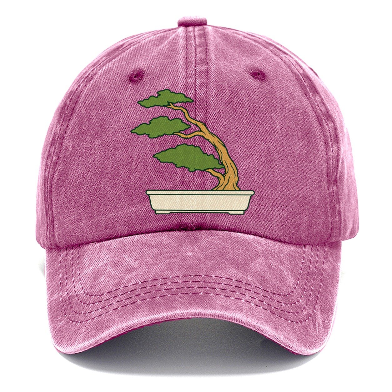 Windswept Juniper Form Bonsai Classic Cap – Dusty Rose