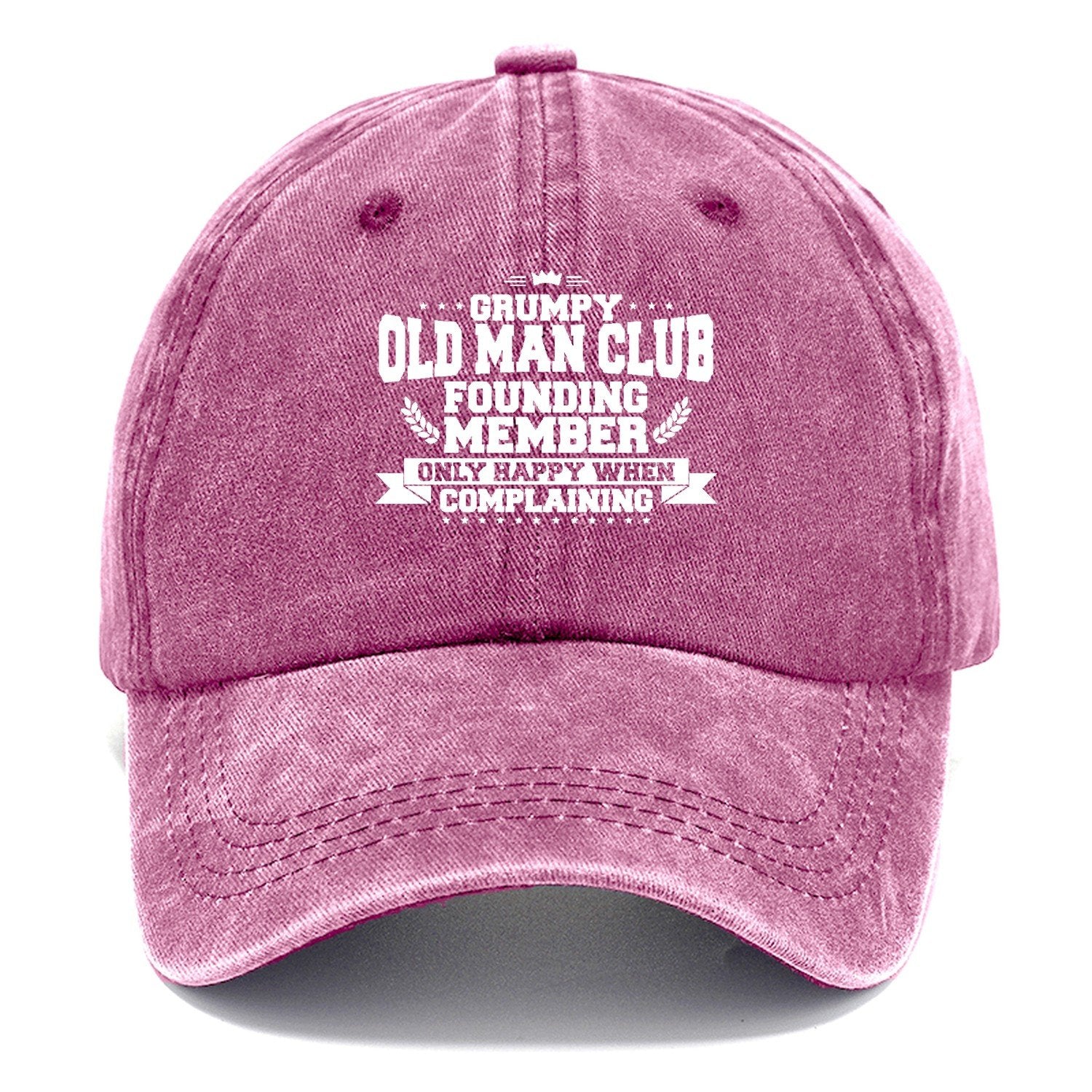 Grumpy Old Man Club Classic Cap – Dusty Rose