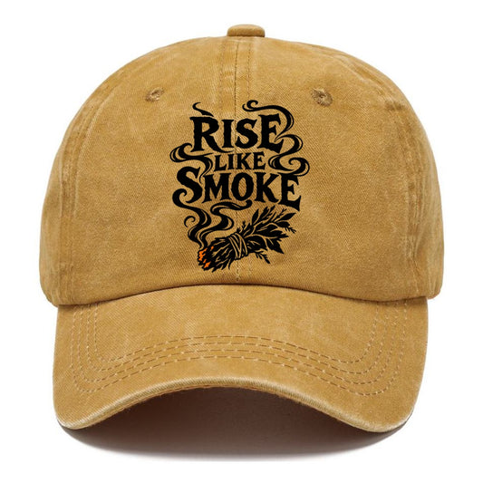 Rise Like Smoke Slogan Witch Magic Classic Cap – Golden Harvest
