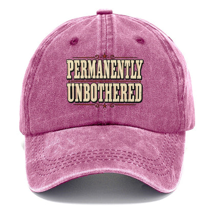 Permanently Unbothered American Wit Classic Cap – Dusty Rose