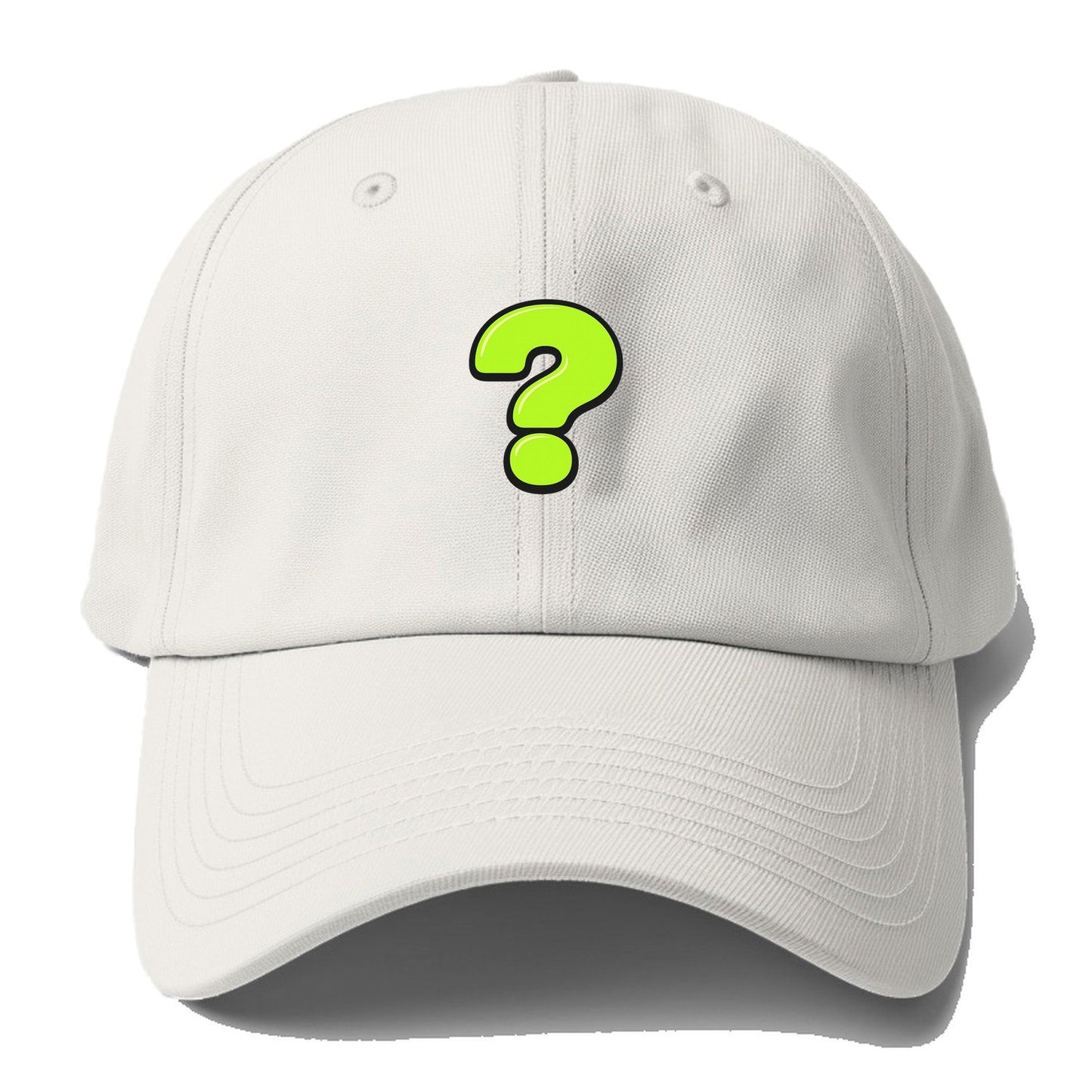 Neon Mystery Mark Baseball Cap – Off White