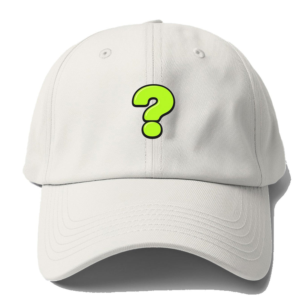 Neon Mystery Mark Baseball Cap – Off White