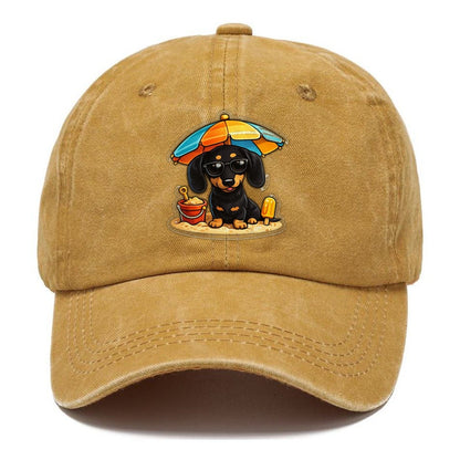 Dachshund Beach Classic Cap – Golden Harvest