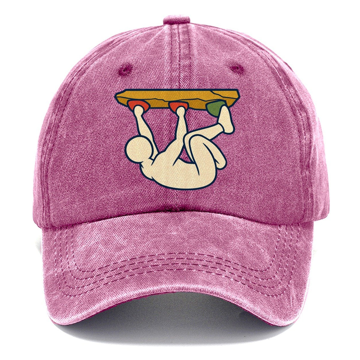 Overhang Body Position Rock Climbing Classic Cap – Dusty Rose
