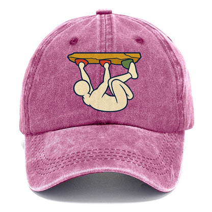 Overhang Body Position Rock Climbing Classic Cap – Dusty Rose