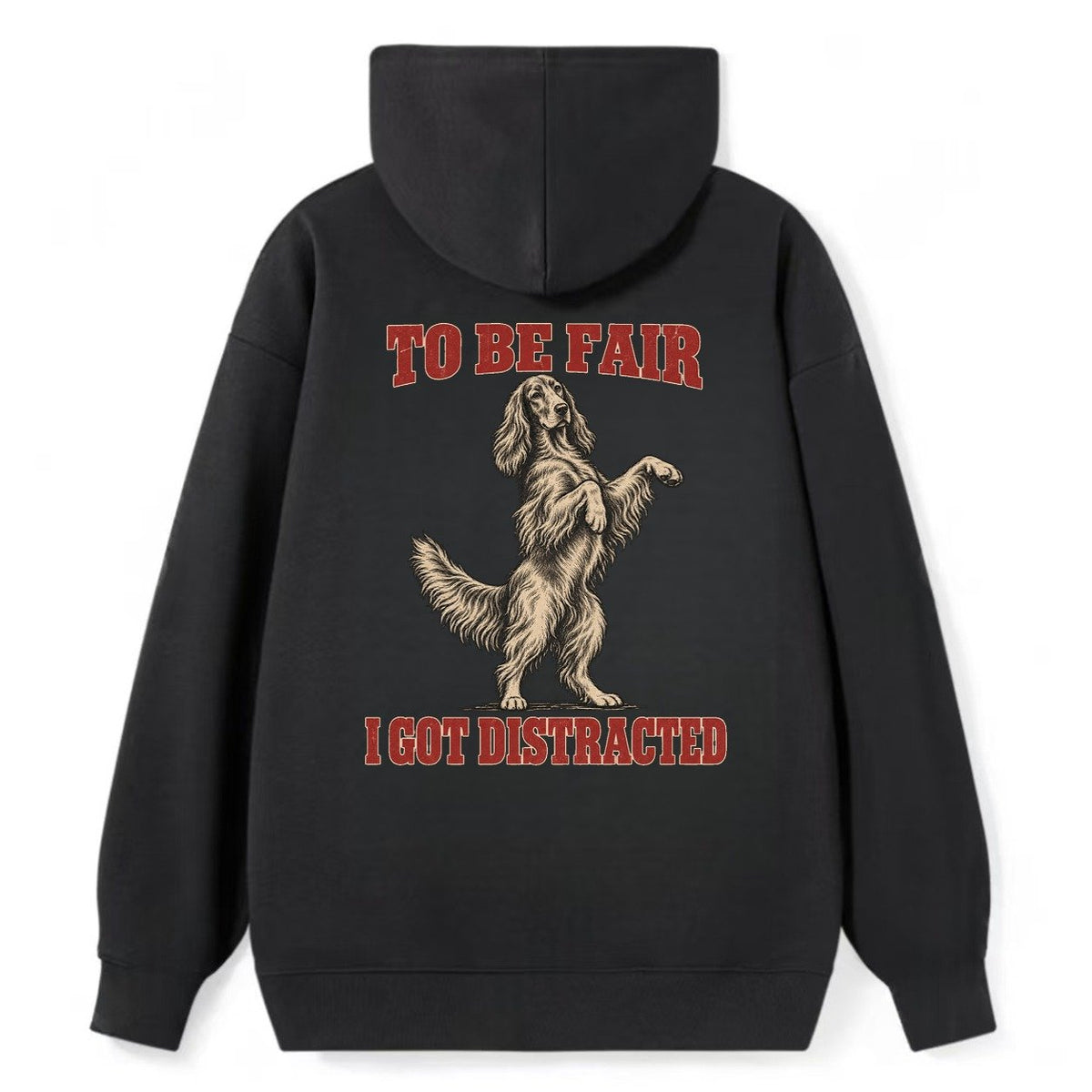 Irish Setter Dog Declarations Classic Pullover Hoodie – Black
