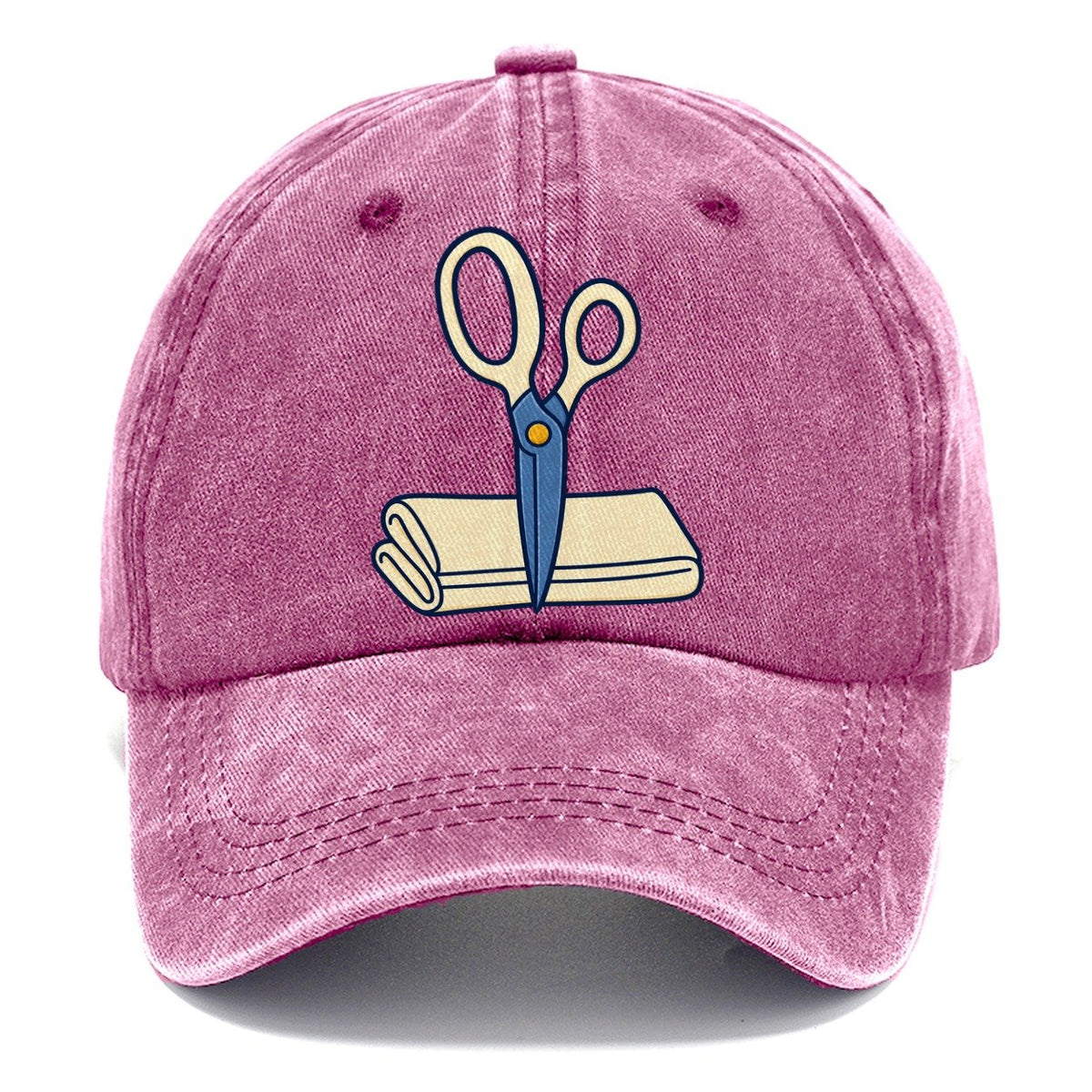 Fabric Shears Study Sewing And Quilting Classic Cap – Dusty Rose