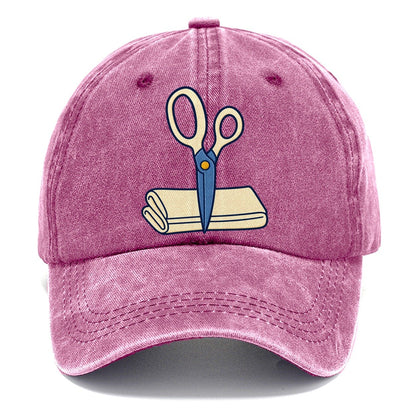 Fabric Shears Study Sewing And Quilting Classic Cap – Dusty Rose