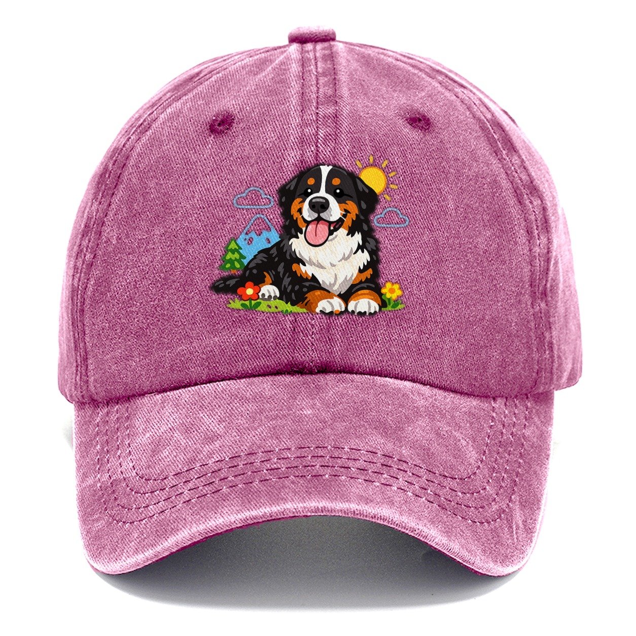 Bernese Mountain Dog Classic Cap – Dusty Rose