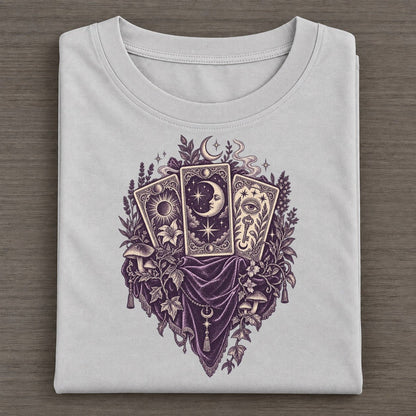 Tarot Spread Midnight Haunt Classic T-shirt – Grey