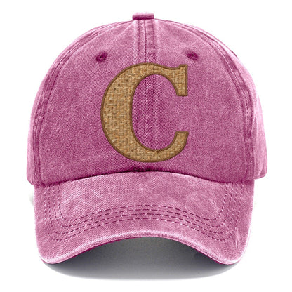 Woven Tweed C Monogram Classic Cap – Dusty Rose