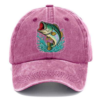 Fish Splash Classic Cap – Dusty Rose