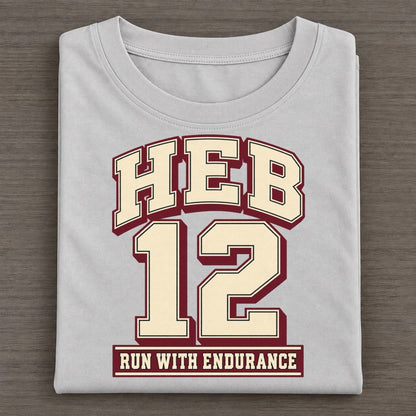 Hebrews 12 Varsity Chapel Varsity Classic T-shirt – Grey