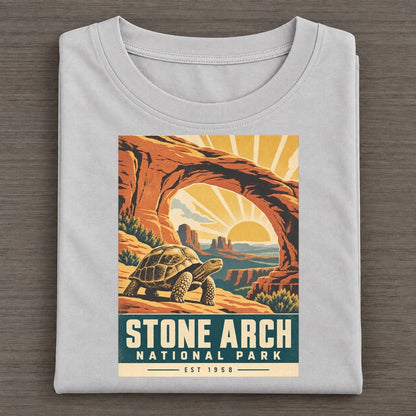 Stone Arch Nowhere National Parks Classic T-shirt – Grey