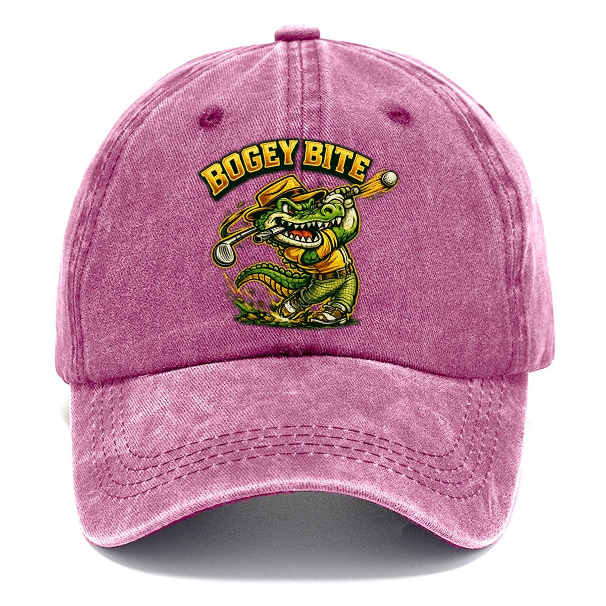 Bogey Bite Gator Classic Cap – Dusty Rose