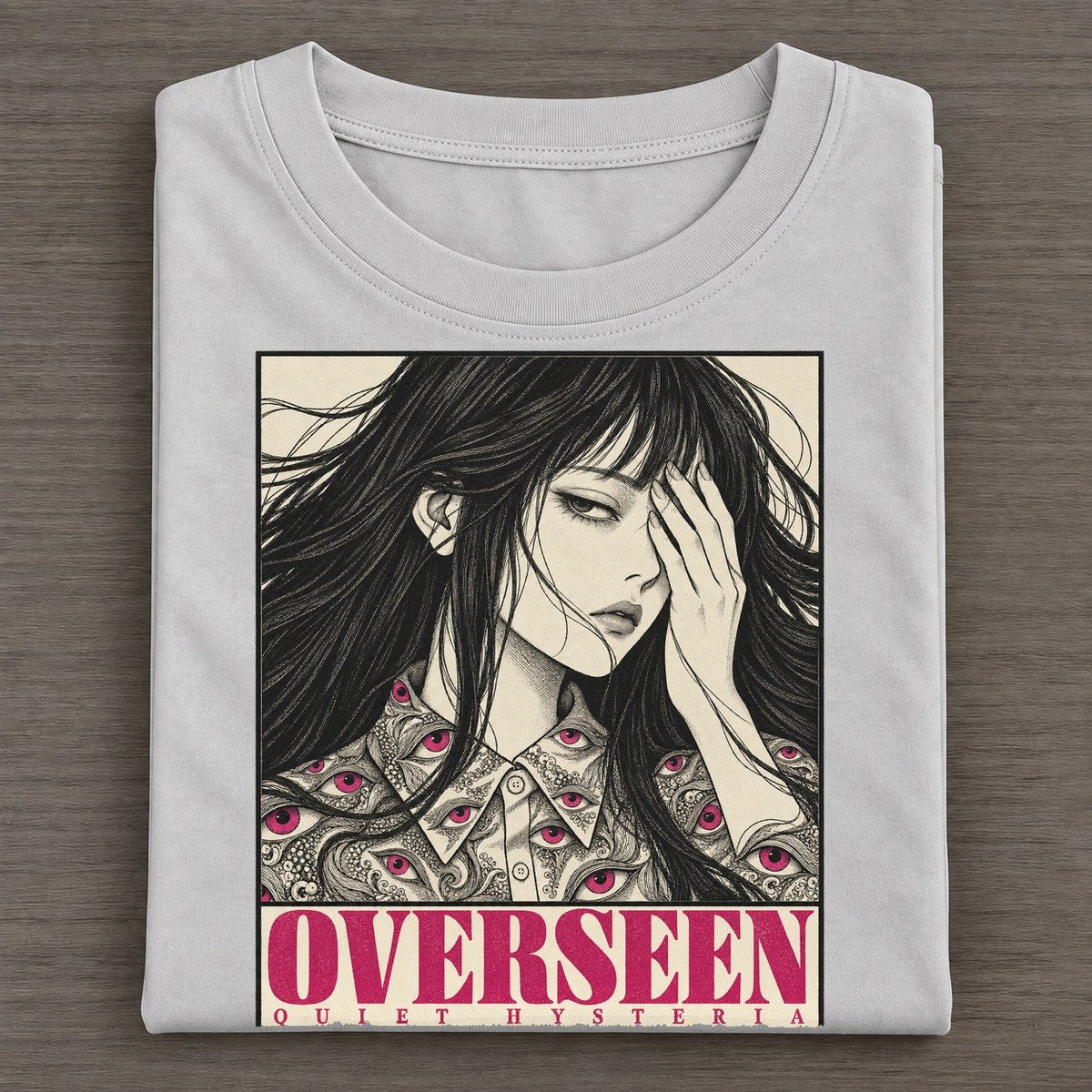Overseen Quiet Hysteria Classic T-shirt – Grey