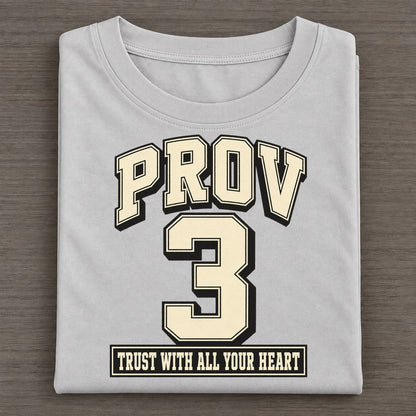 Proverbs 3 Varsity Chapel Varsity Classic T-shirt – Grey