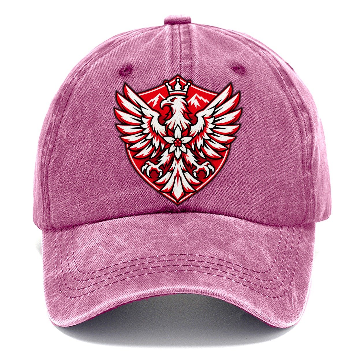 Austria Minimal Emblem Country Logos Classic Cap – Dusty Rose