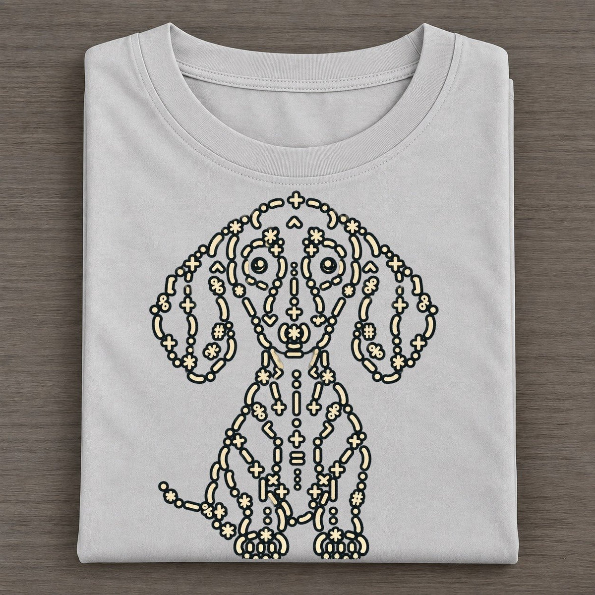 Dachshund Ears Turn Classic T-shirt – Grey
