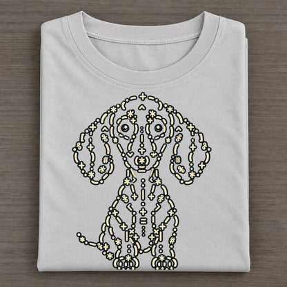 Dachshund Ears Turn Classic T-shirt – Grey