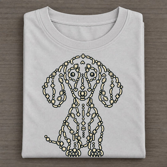 Dachshund Ears Turn Classic T-shirt – Grey