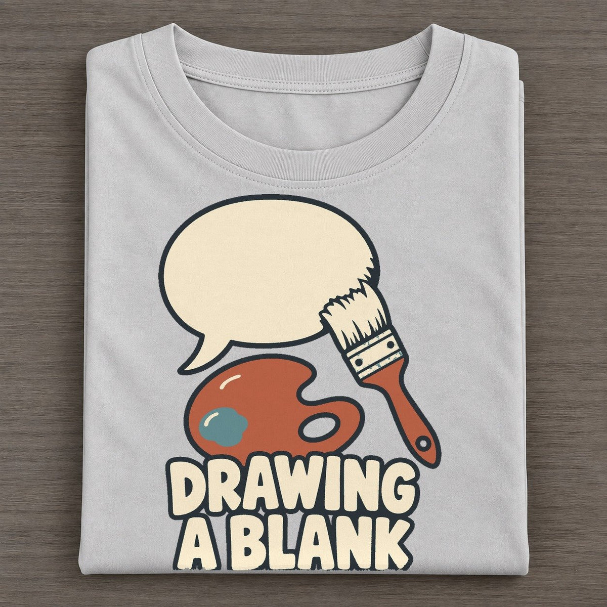 Drawing A Blank Familiar Punchlines Classic T-shirt – Grey